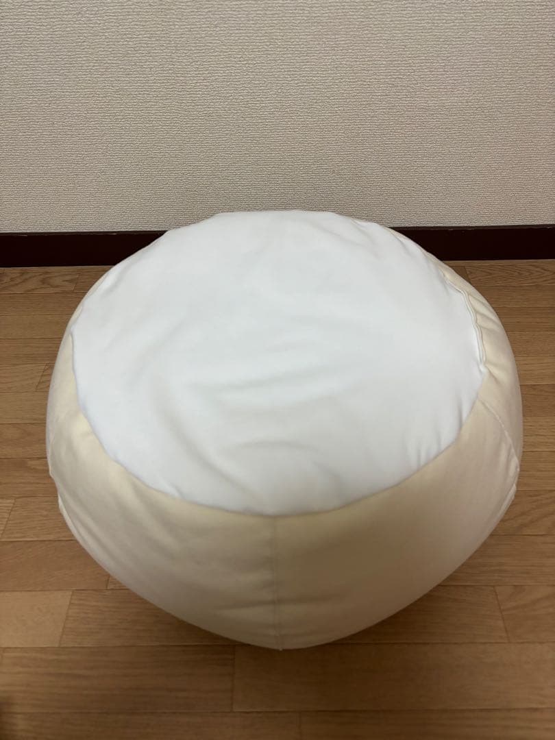 IDEE mini puuf 本体+カバー　ホワイト×ブラック　ミックス