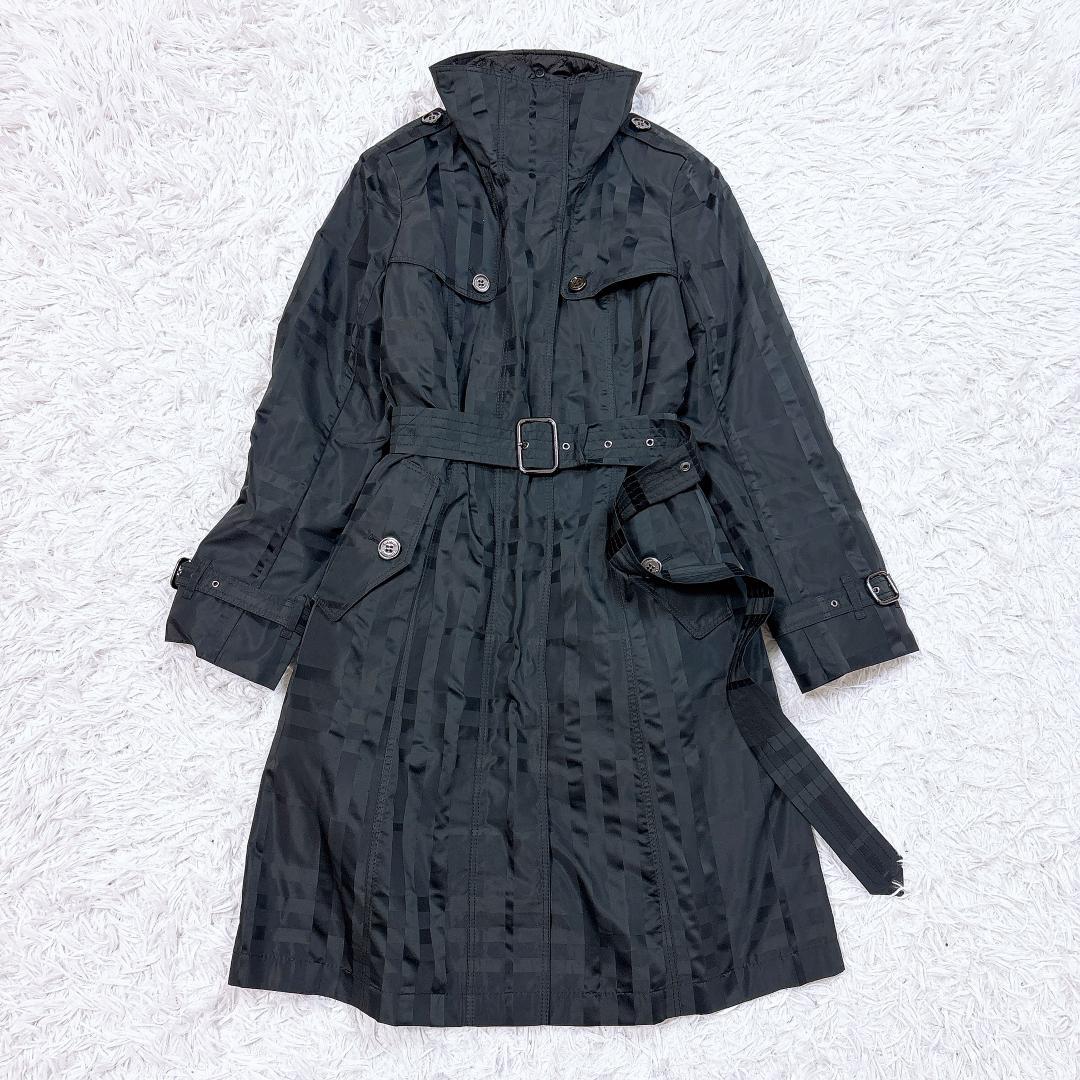 希少6way【極美品】バーバリー ライナー付ロングコート シャドー＆メガチェック