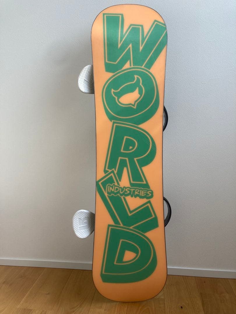 WORLD INDUSTRIES スノーボード バインディング付き