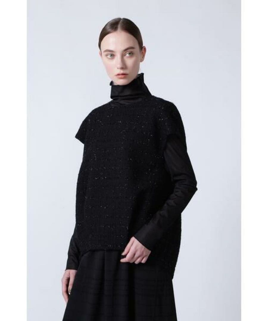 ADORE フィルムモールツィードブラウス