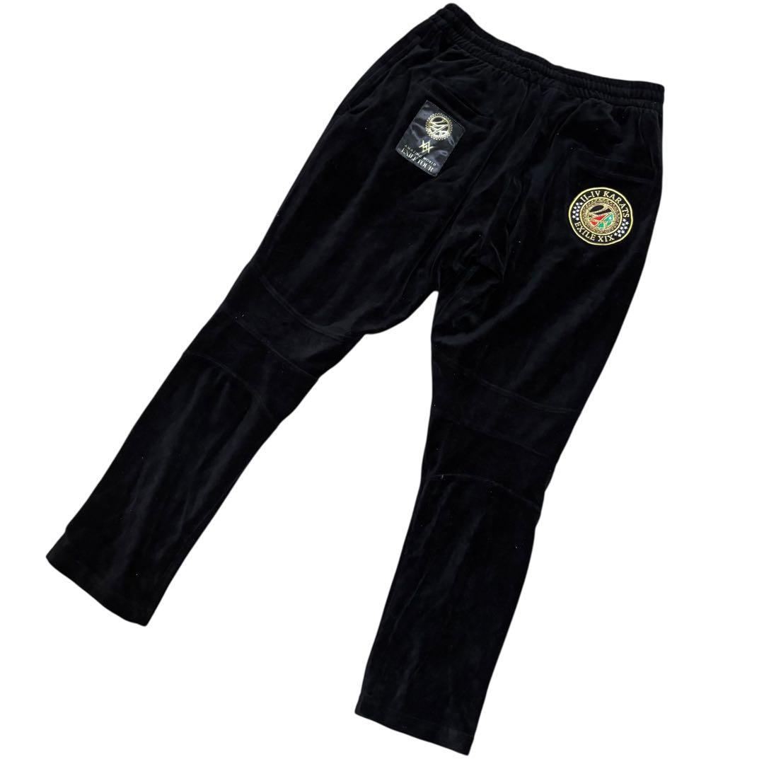 【美品】24karats EXILE ベロアジャージ セットアップ 上下 完売М