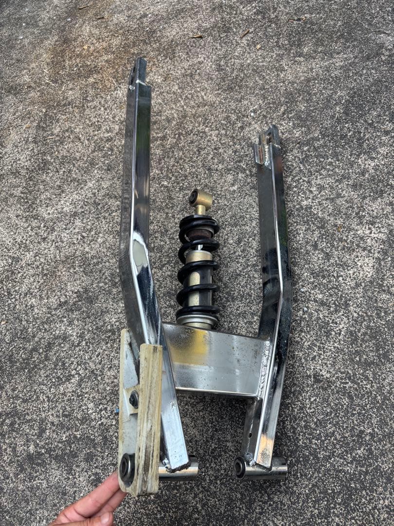 tw200 ロングスイングアーム　サスペンション付き