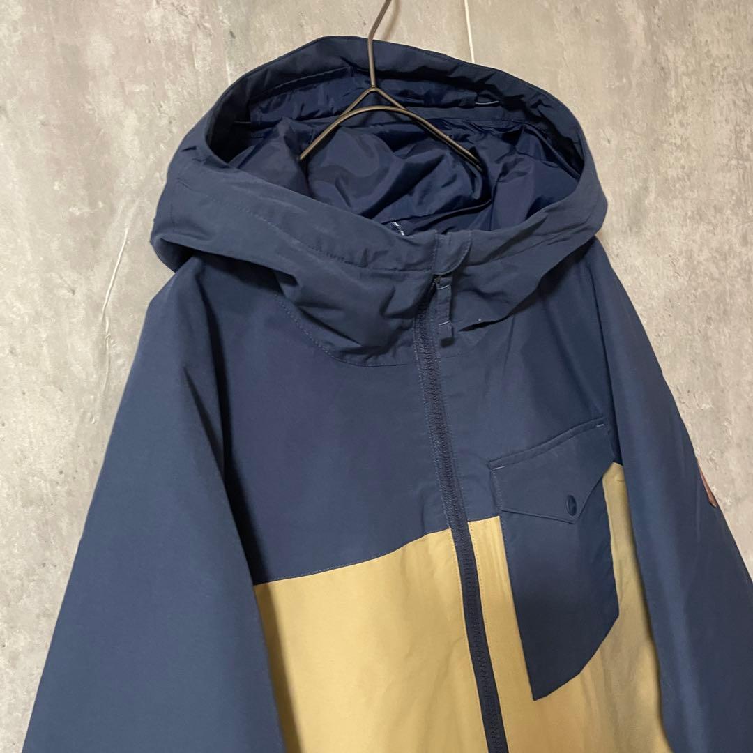 BURTONバートンスノーボードジャケットスキーウェアパーカー紺ネイビーベージュ
