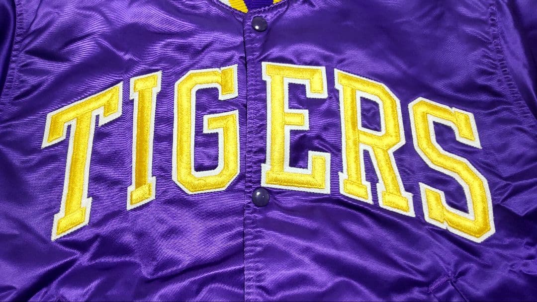 美品【STARTER】ルイジアナ州立大学 90s スタジャン M　P.スキーンズ