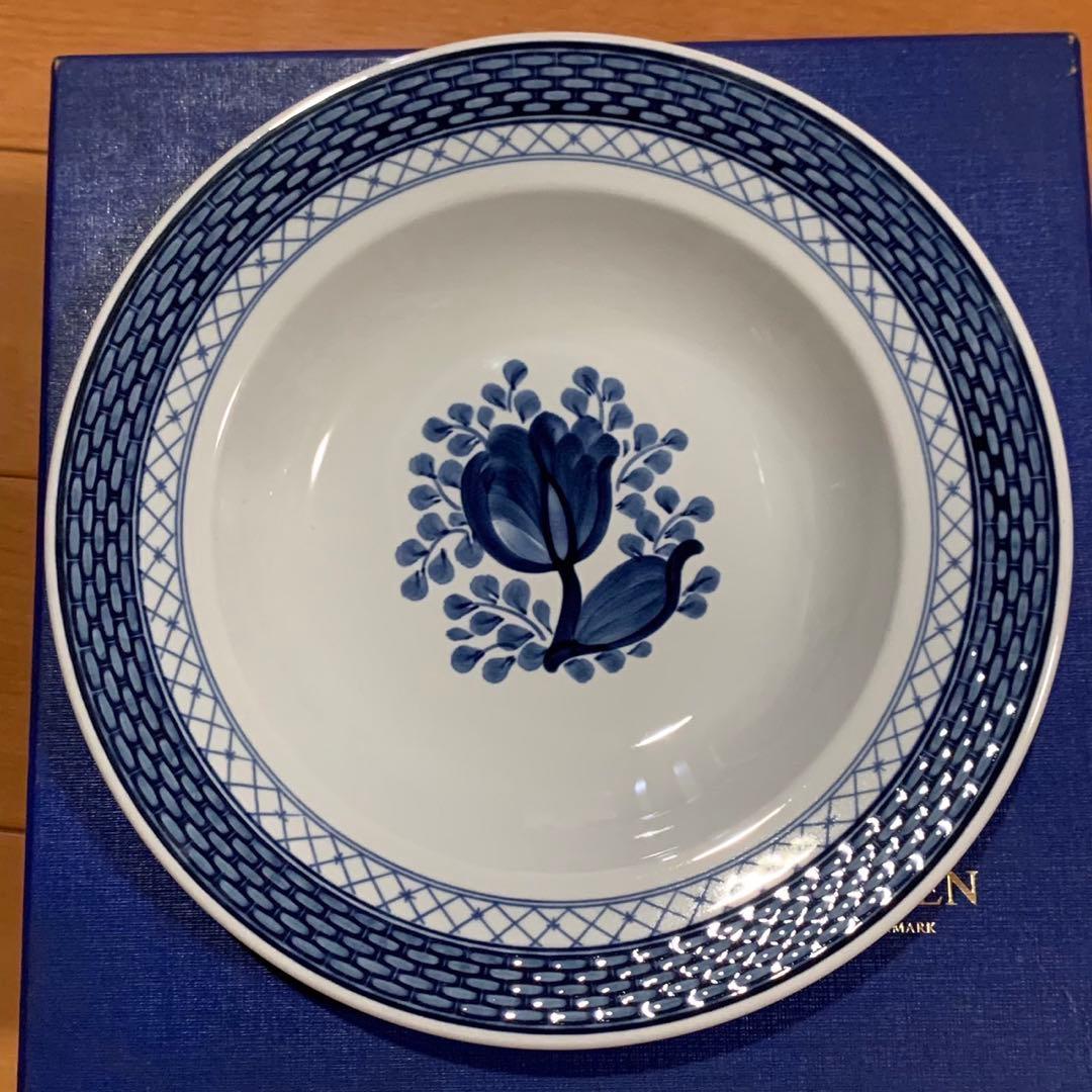 ロイヤルコペンハーゲン トランクェーバー 皿 スープ プレート 4枚