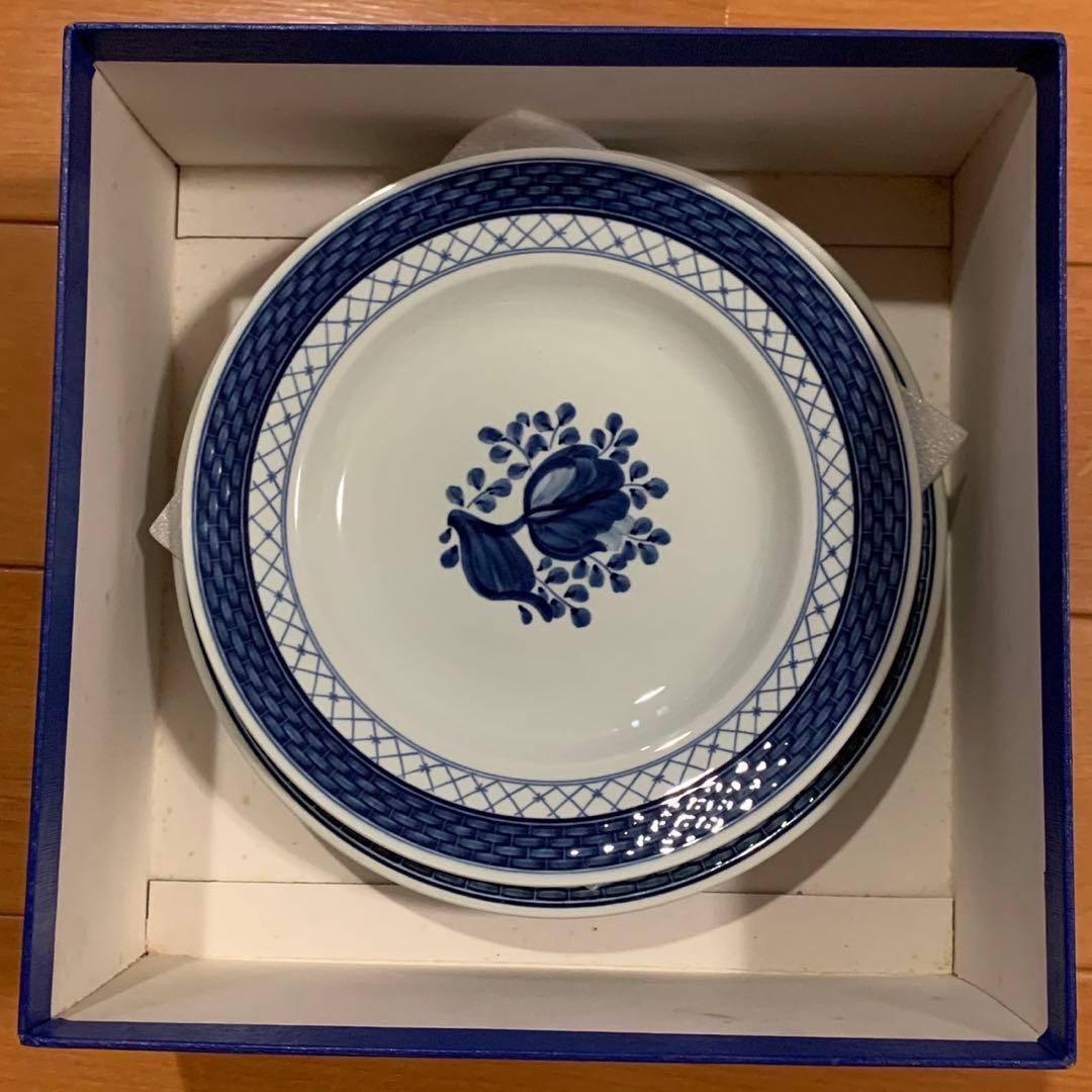 ロイヤルコペンハーゲン トランクェーバー 皿 スープ プレート 4枚