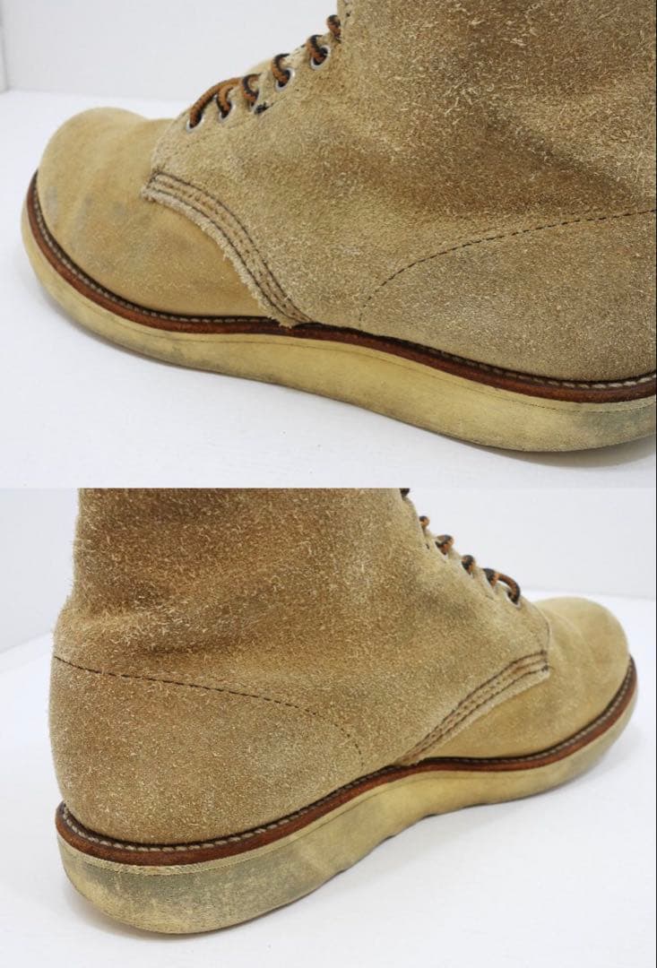 レッドウイング 8167 27cm US9 半円犬タグ スエード REDWING