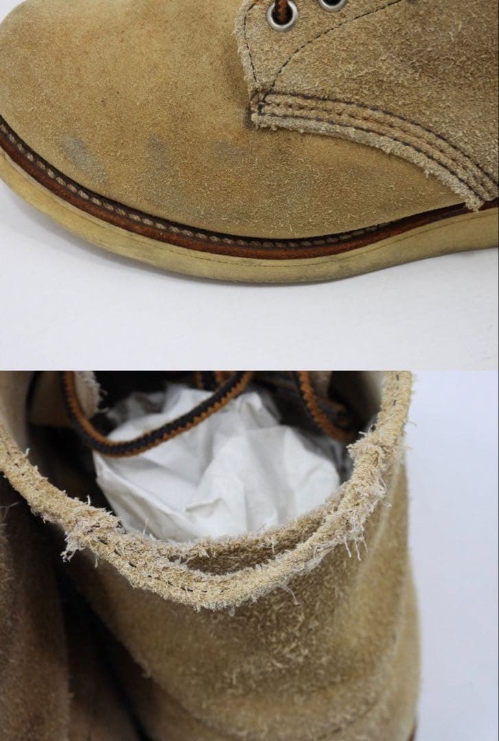 レッドウイング 8167 27cm US9 半円犬タグ スエード REDWING