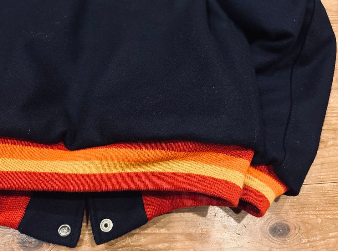 スタジャン 古着 80s Pyramid ピラミッド Astros アストロズ