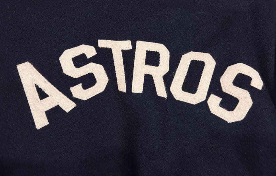 スタジャン 古着 80s Pyramid ピラミッド Astros アストロズ
