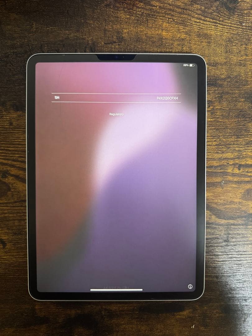 【mii】M2 iPad pro 第4世代 シルバー 本体　箱無し