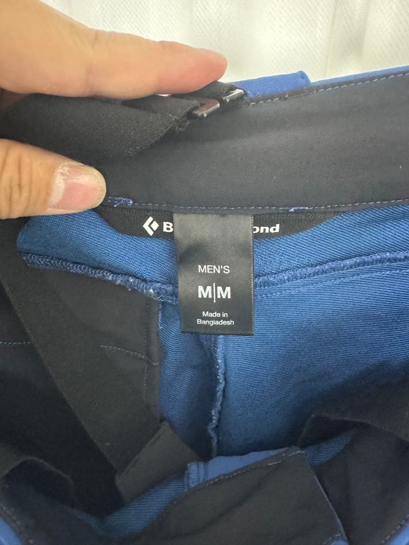  スキーウェア 青 サスペンダー付き