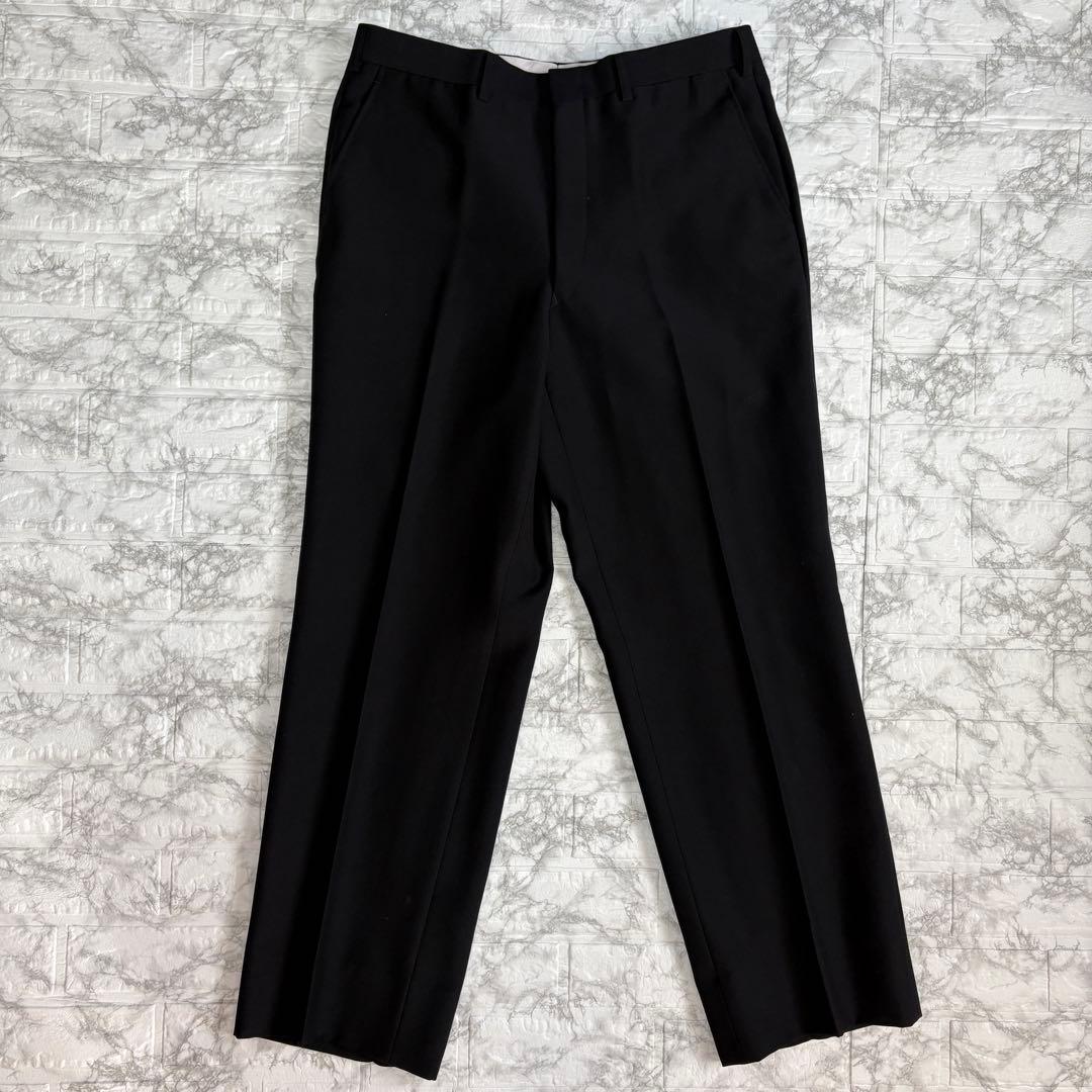 【美品】DURBAN festone ダブルスーツ 黒 ウール100%