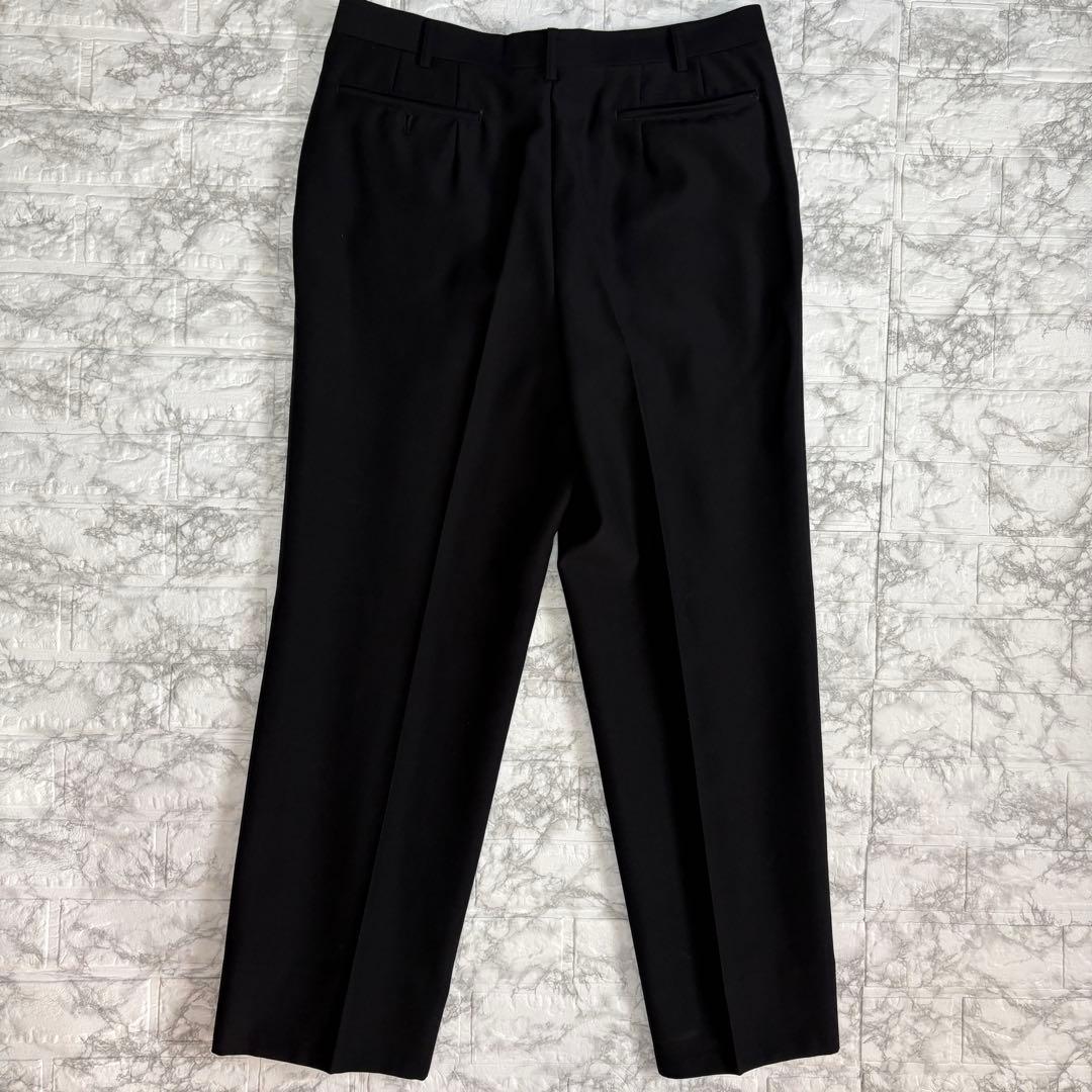 【美品】DURBAN festone ダブルスーツ 黒 ウール100%