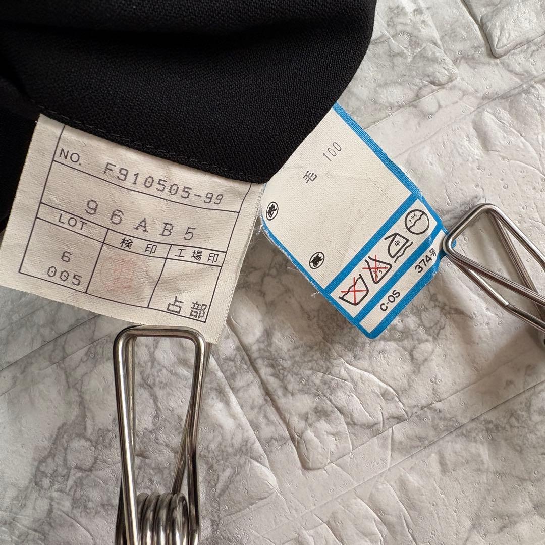 【美品】DURBAN festone ダブルスーツ 黒 ウール100%