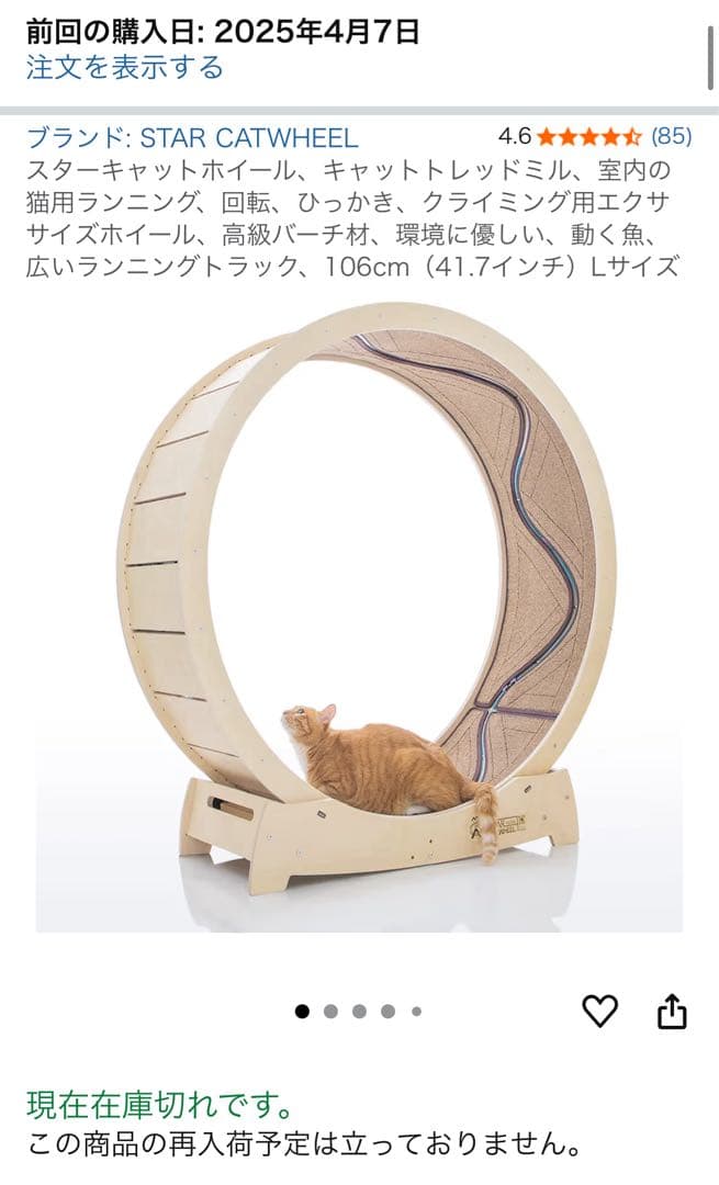 み*ん様 【美品】スターキャットホイール Lサイズ／猫用ランニングホイール（直径