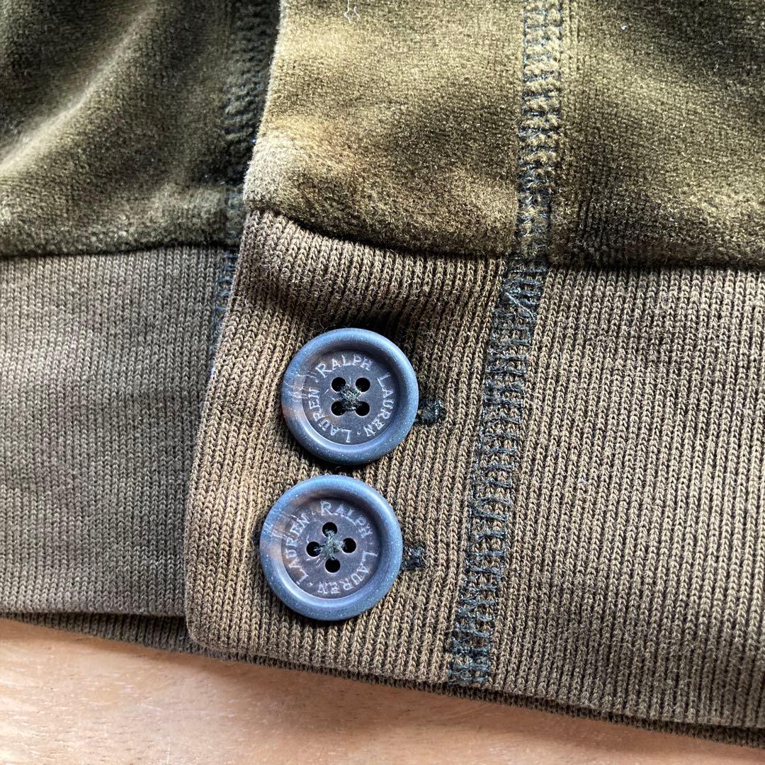 VINTAGE RALPH LAUREN ベロアショールカラージャケット