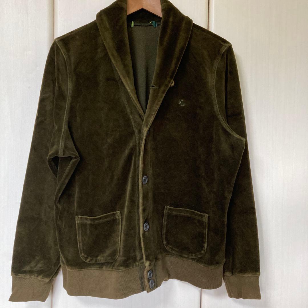 VINTAGE RALPH LAUREN ベロアショールカラージャケット