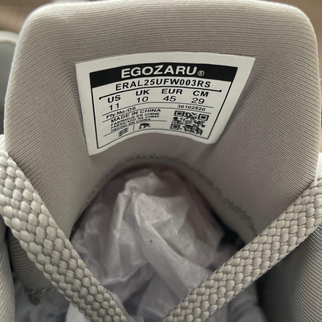 新品 エゴザル RIKU 1 29cm 瀬川リク バッシュ グレー