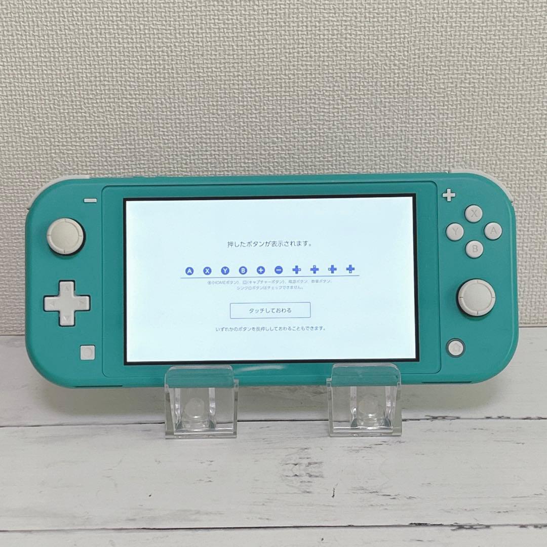 【動作OK】　Nintendo Switch Lite ターコイズ　充電器付き