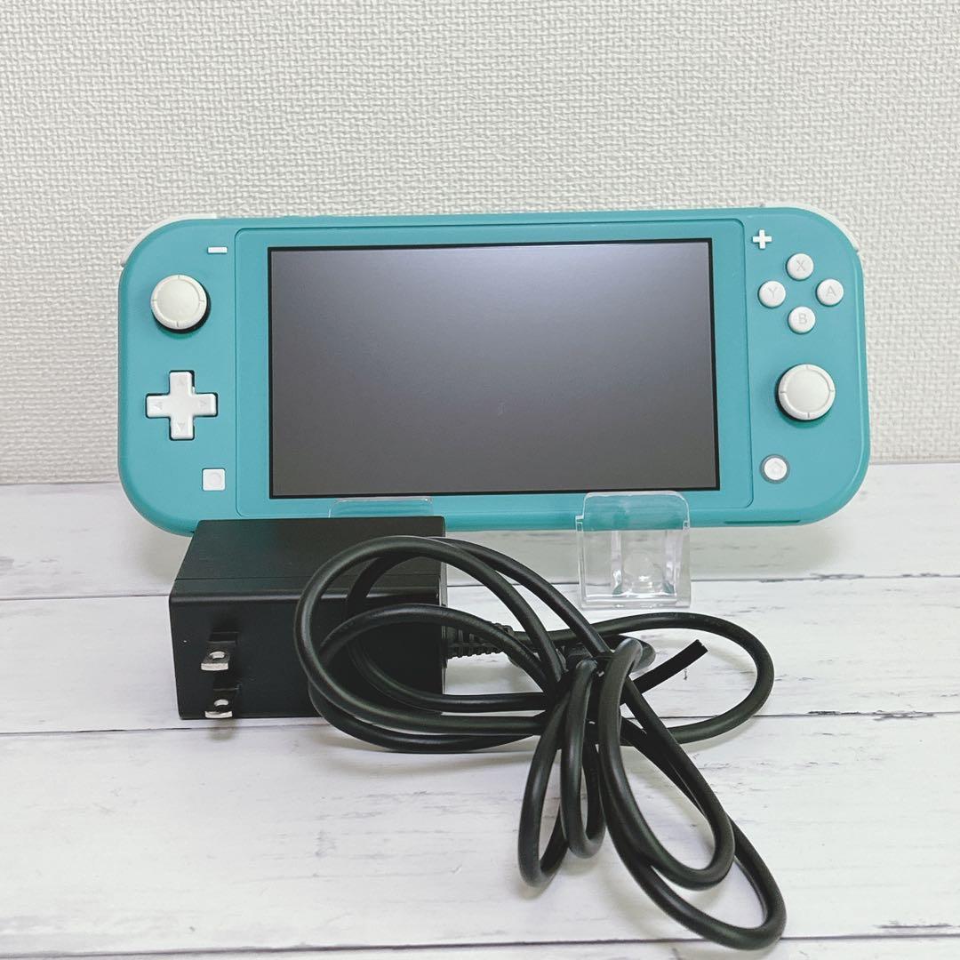 【動作OK】　Nintendo Switch Lite ターコイズ　充電器付き