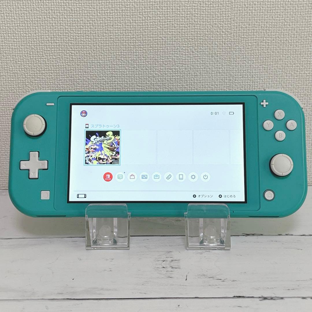 【動作OK】　Nintendo Switch Lite ターコイズ　充電器付き