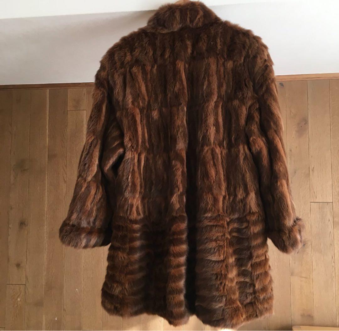 美品 　PIKENZ MILANO　イタリア製　毛皮　コート