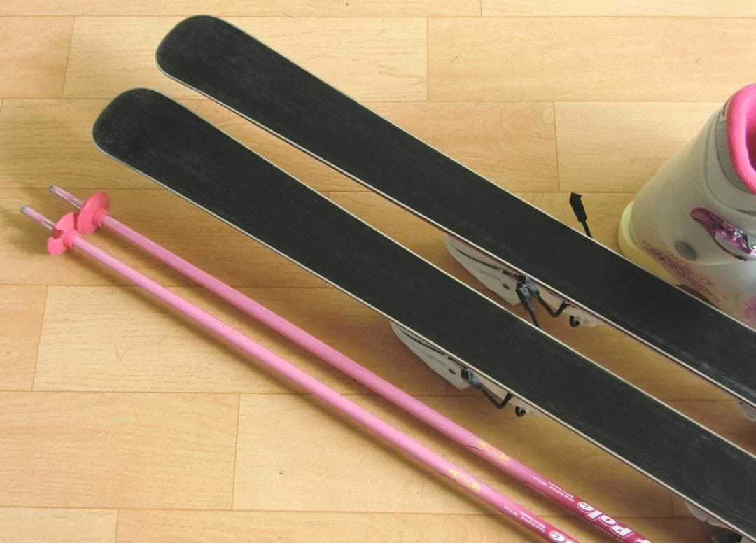 ■■1月限定■送料無料■Hart■子供用スキーセット■126/23■WAX済■■