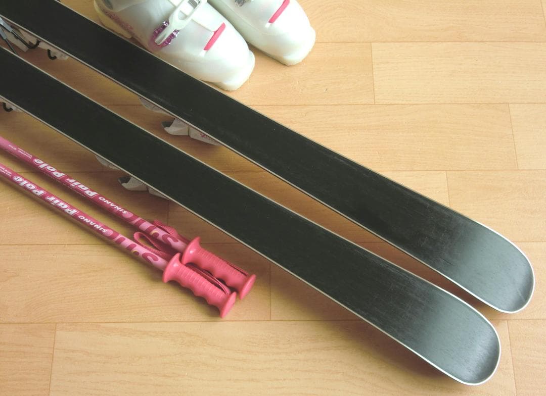 ■■1月限定■送料無料■Hart■子供用スキーセット■126/23■WAX済■■