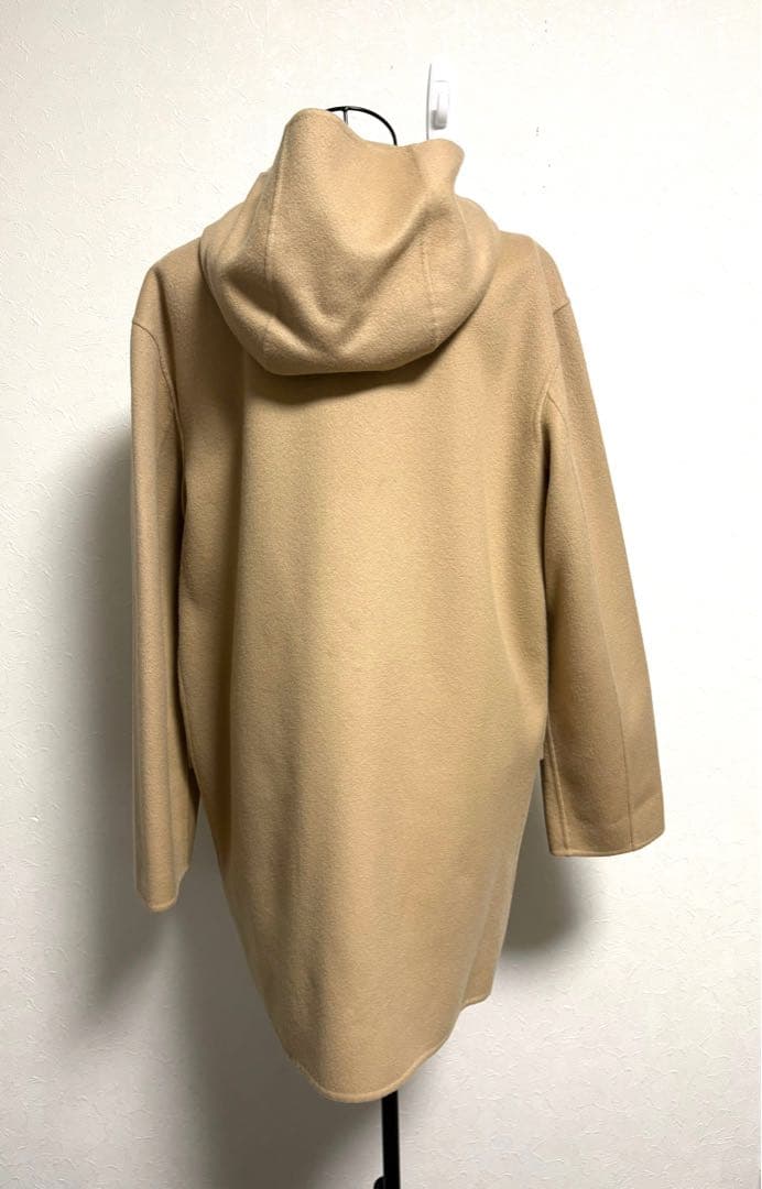 Theory フード付きコートSベージュ 定価97,900円