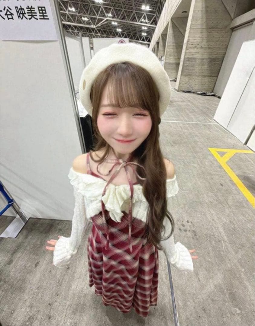 rosemuse ロゼミューズFront ribbon cami dress