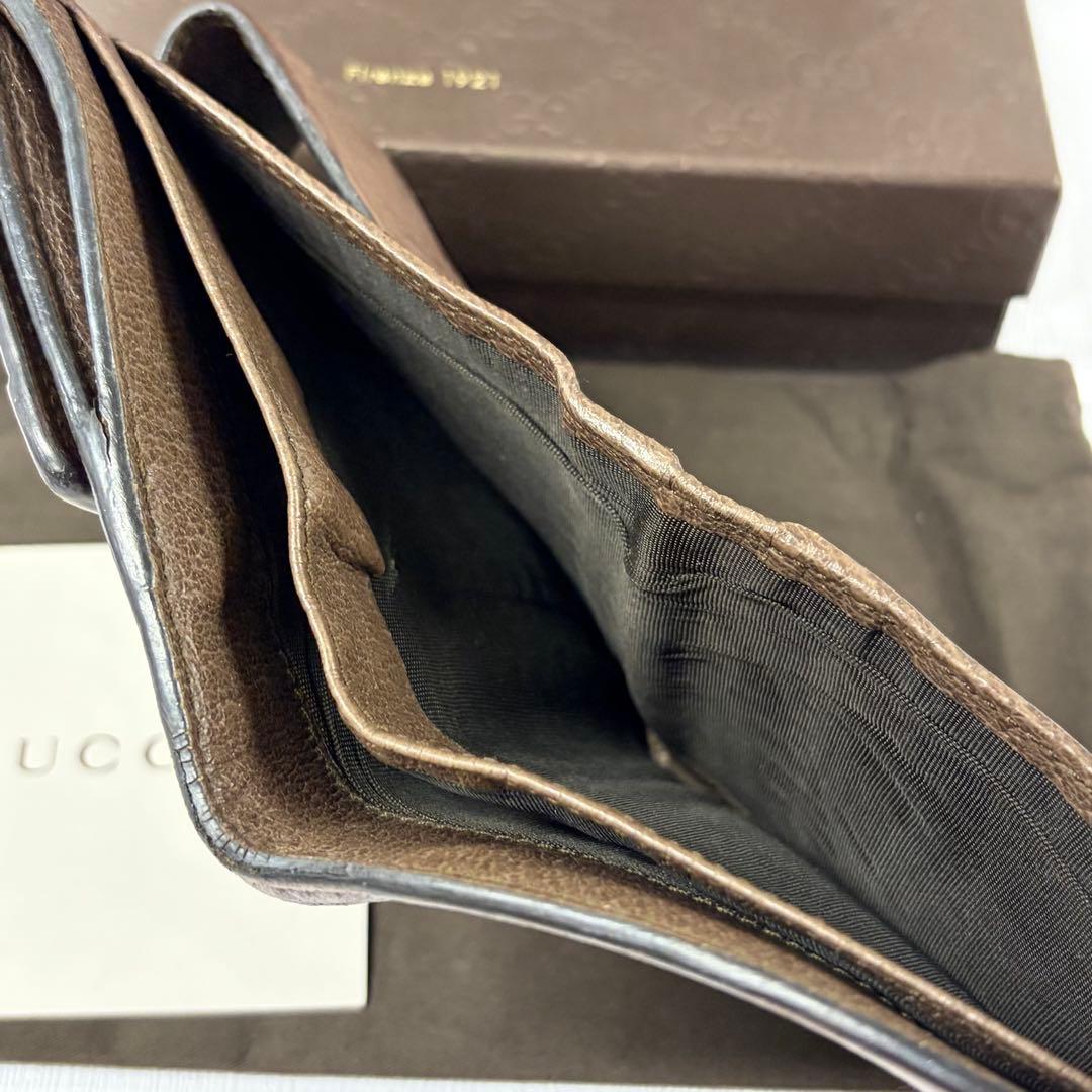 新品同様‼️ 現行　グッチ　GUCCI 財布　折財布　オフィディア　シェリーライン