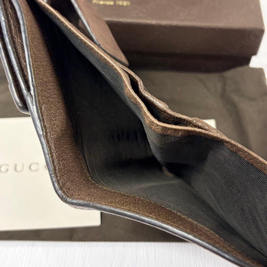 新品同様‼️ 現行　グッチ　GUCCI 財布　折財布　オフィディア　シェリーライン