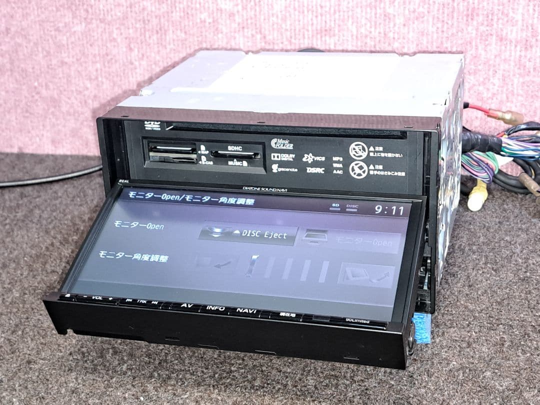 タッチ新品・2019年地図★三菱ダイアトーンナビ NR-MZ90 ★動作良好