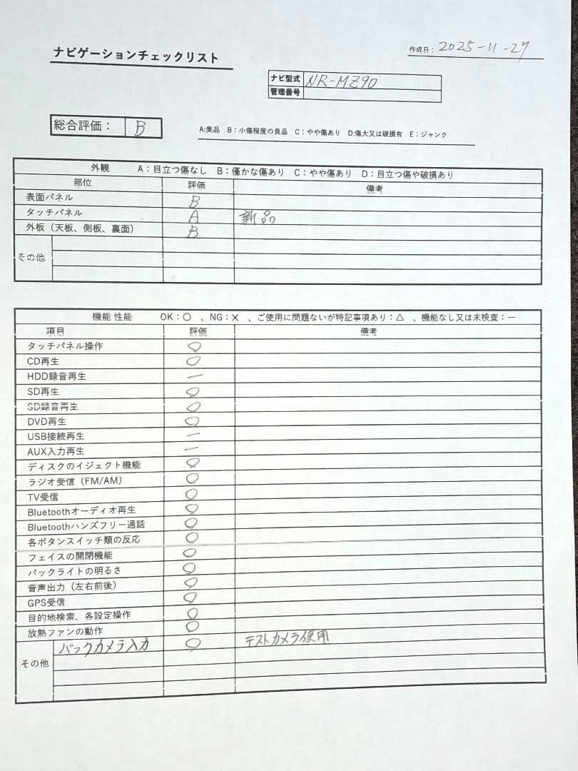 タッチ新品・2019年地図★三菱ダイアトーンナビ NR-MZ90 ★動作良好