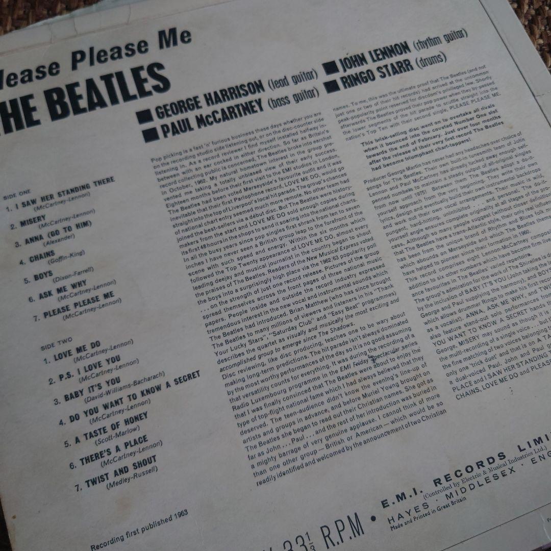 貴重DENMARK盤/THE BEATLES PLEASE PLEASE ME