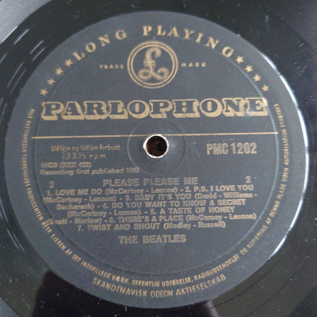 貴重DENMARK盤/THE BEATLES PLEASE PLEASE ME