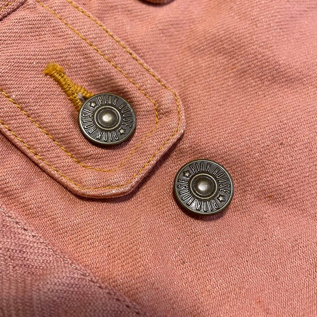 PINK HOUSE ピンクハウス デニムジャケット ウサギ刺繍 ワッペン 希少