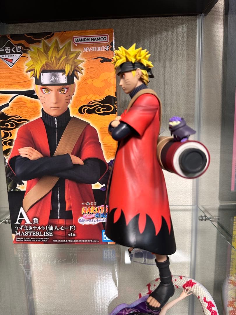 ナルト　一番くじ　Ａ賞　うずまきナルト仙人モード　MASTERLISE