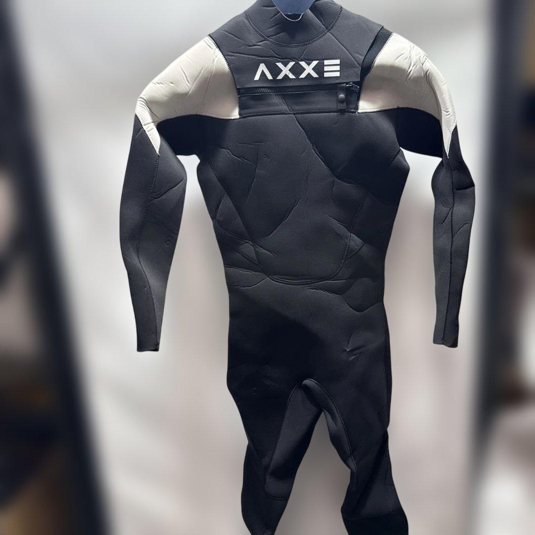 AXXE フルスーツ ブラック/ホワイト　オーダースーツ　n18