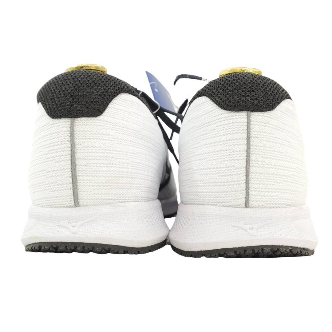 ★ミズノ　新品　陸上シューズ　軽量　メッシュ　ホワイト　26.5　レザー×化繊