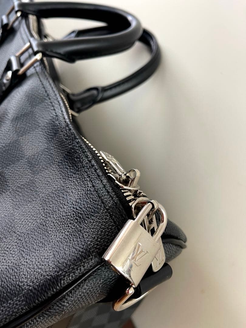 ルイ・ヴィトン キーポル45 バンドリエール ダミエ　美品　国内正規品