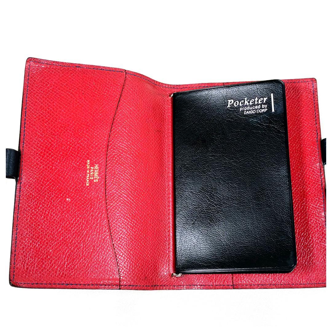 エルメス　HERMESアジェンダPM 〇Y 手帳カバー 美品