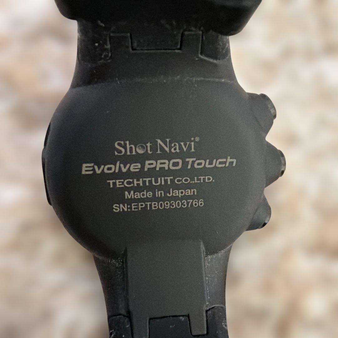 Shot Navi Evolve PRO Touch ゴルフGPSウォッチ　黒
