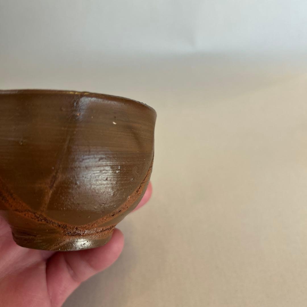 J*n様 『値引き』【貴重】人間国宝　藤原啓 ぐい吞　 火縄 (２)