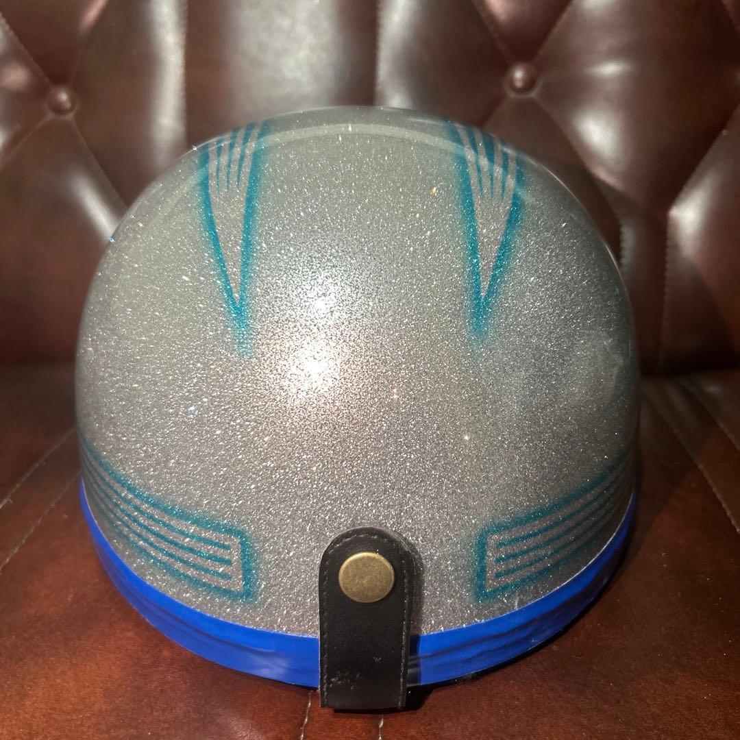 ラメラメ　ぼかし　キャンディーブルー　3巻　カスタムコルク半　三つボタン