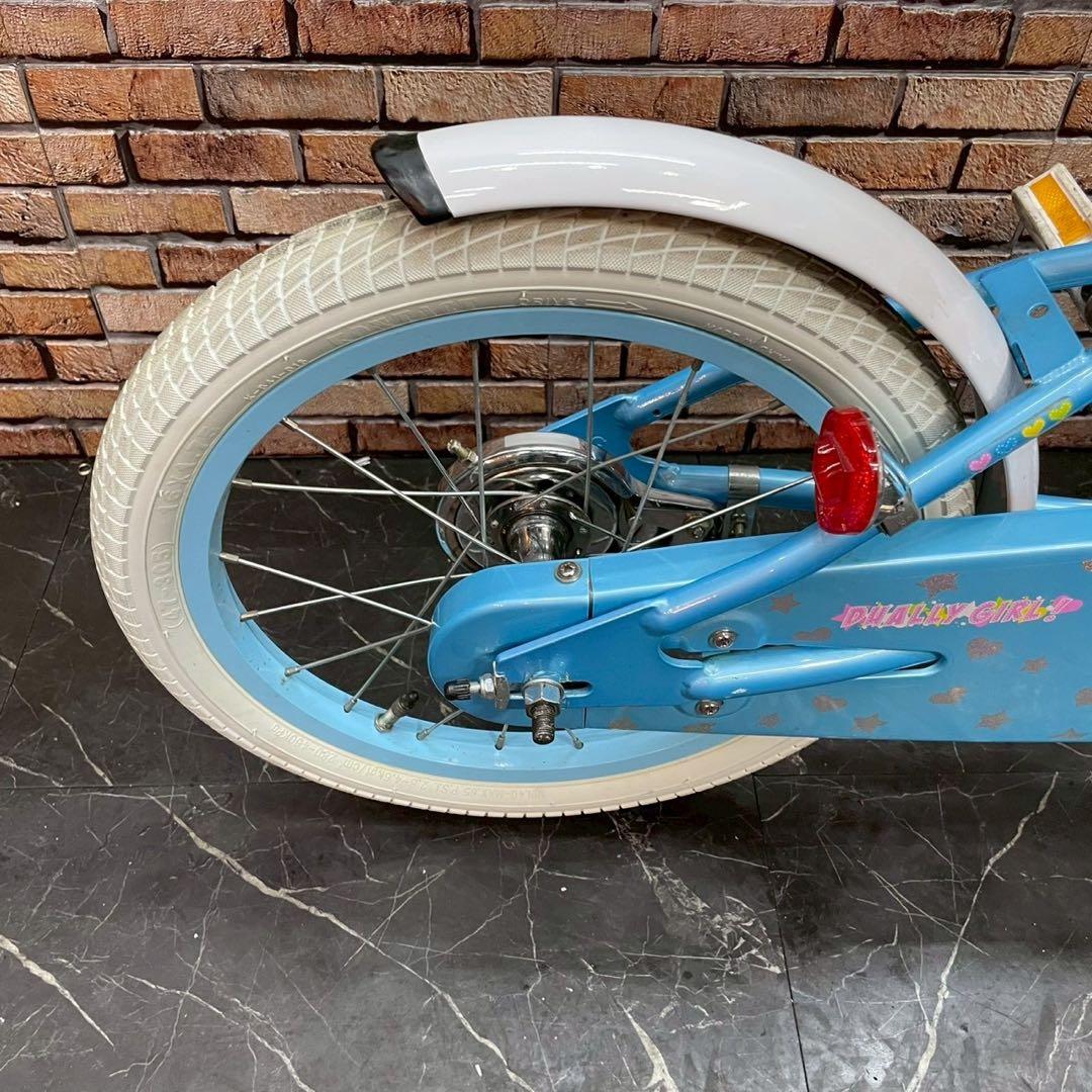 【85】子供用自転車 子供車 DUALLY GIRL! 水色 16インチ