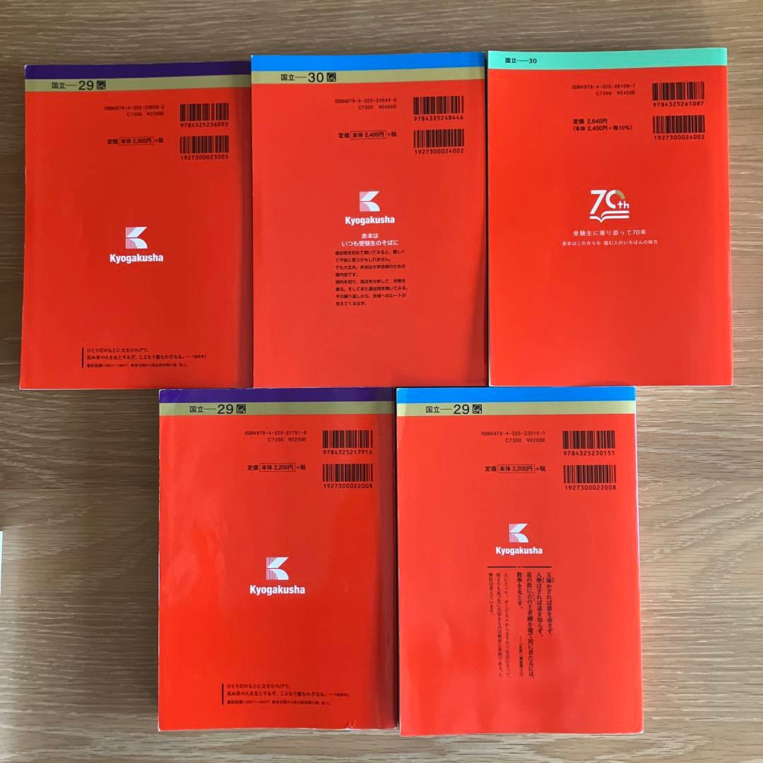 筑波大学推薦入試赤本セット10年分(2015年度〜2024年度)