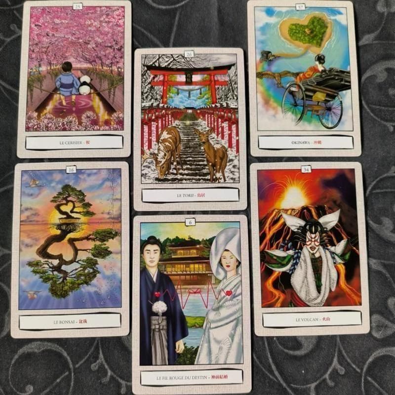 【正規品オラクルカード】レア！海外から日本文化を描く✨日出ずる神託のカード