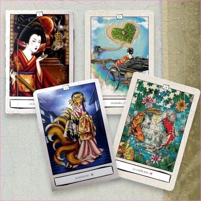 【正規品オラクルカード】レア！海外から日本文化を描く✨日出ずる神託のカード